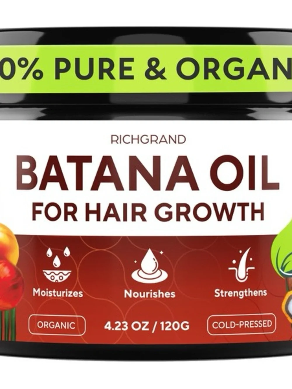 Batana Oil for Hair Growth - Orange